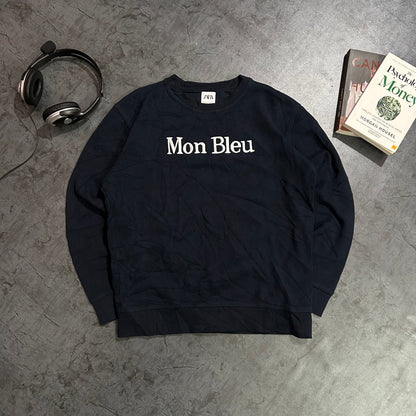 ZARA “Mon Bleu” Sweatshirt