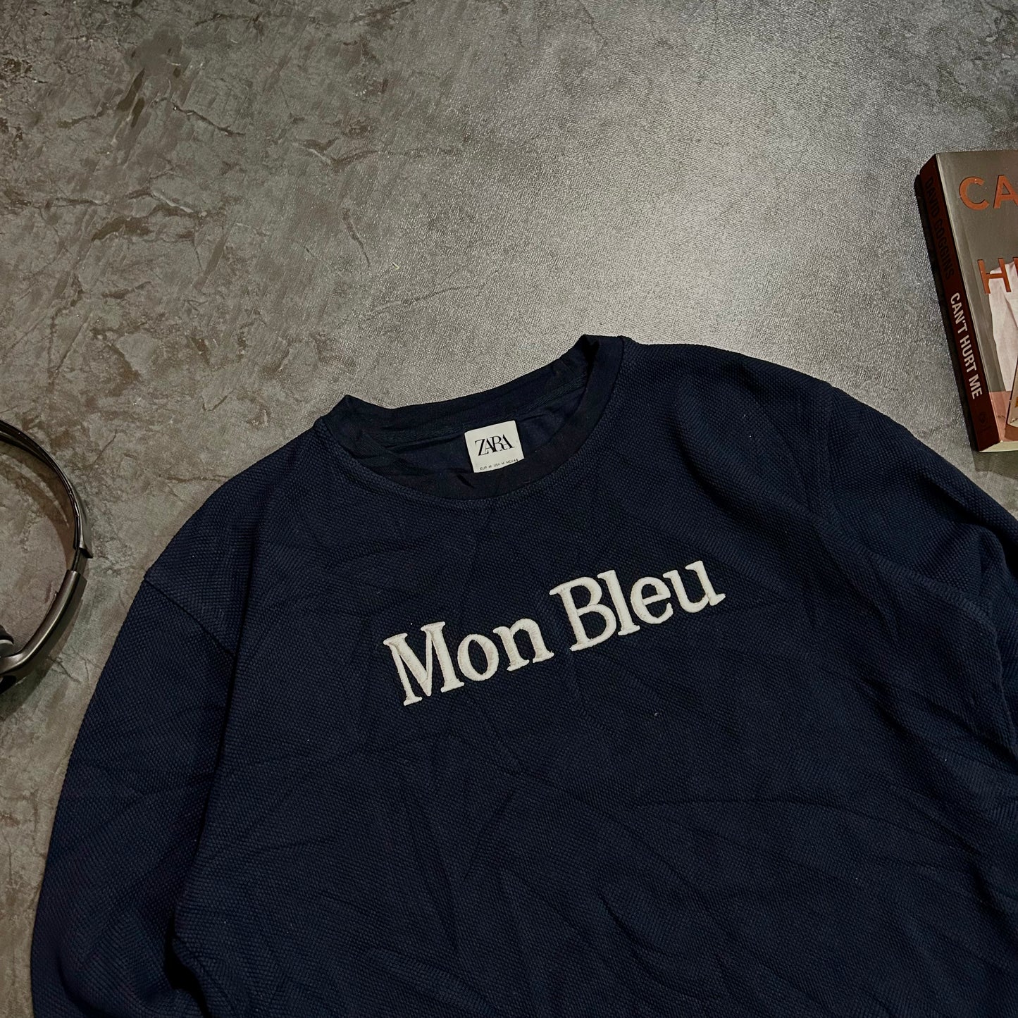 ZARA “Mon Bleu” Sweatshirt